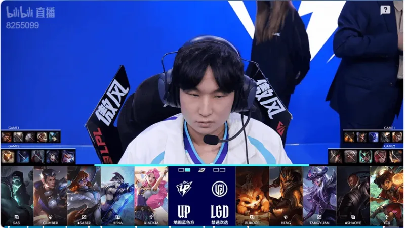 天天盈球即时比分直播-UP 2-0 LGD：中期处理更胜一筹，UP横扫LGD拿到赛段首胜